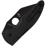 Spyderco MicroJimbo Compression Lock - Compact EDC Knife With Premium CPM S30V DLC Blade And G10 Black Handle by Spyderco