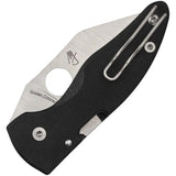 Spyderco MicroJimbo Compression Lock Knife - 2.5 Inch Satin CPM S30V Blade, Black G10 Handle, EDC Ready by Spyderco