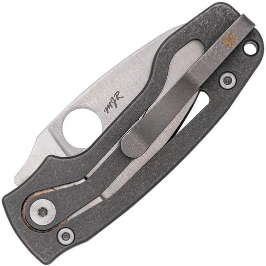 Spyderco PITS 2 SlipIt Knife - Premium Titanium Handle And M398 Satin Blade For EDC Enthusiasts by Spyderco