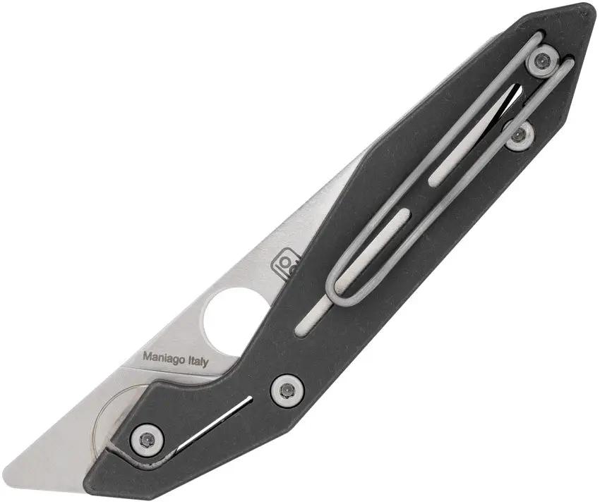 Spyderco NAND SlipIt Ti Knife - Non Locking Slip Joint EDC With 3.25 Inch Bohler M398 Satin Blade by Spyderco