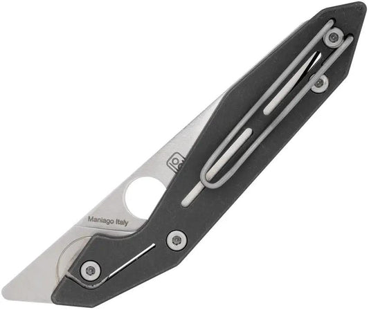 Spyderco NAND SlipIt Ti Knife - Non Locking Slip Joint EDC With 3.25 Inch Bohler M398 Satin Blade by Spyderco