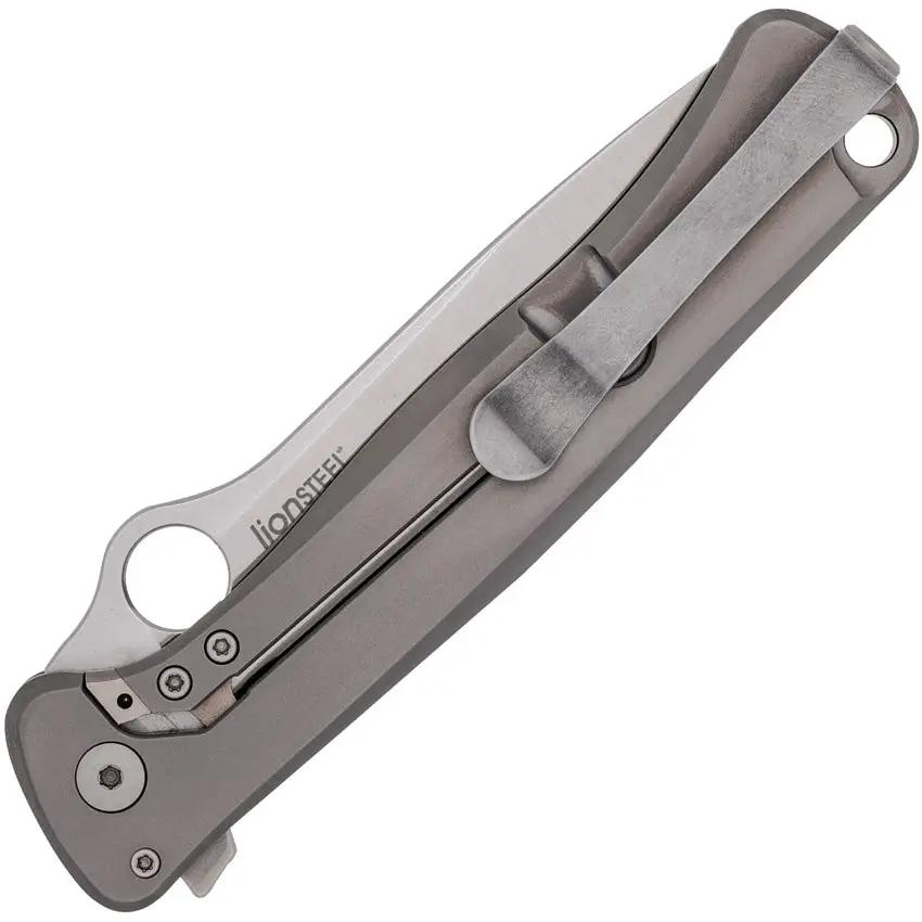 Spyderco Slym Reeve Integral Lock Knife - M390 Blade Titanium Frame With Carbon Fiber Inlay Premium EDC by Spyderco
