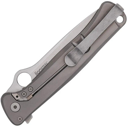 Spyderco Slym Reeve Integral Lock Knife - M390 Blade Titanium Frame With Carbon Fiber Inlay Premium EDC by Spyderco
