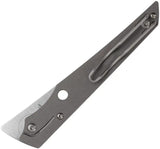 Spyderco Cobol SlipIt C273TIP Satin M390 Blade With Gray Titanium Handle For Everyday Carry by Spyderco