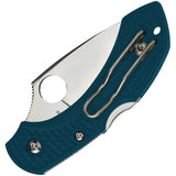 Spyderco Dragonfly 2 Lockback - Blue FRN Handle With K390 Blade For Everyday Carry by Spyderco