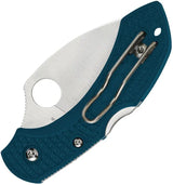Spyderco Dragonfly 2 Lockback Knife Blue FRN Handle K390 Wharncliffe Blade - EDC Friendly And Ultra Lightweight by Spyderco