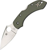 Spyderco Dragonfly Folding Knife C28GPFG VG-10 Steel Green G-10 Lockback EDC Everyday Carry by Spyderco