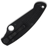 Spyderco Military 2 Salt Knife - MagnaCut Blade With Compression Lock DLC Coated Black G10 Handle For Professionals by Spyderco