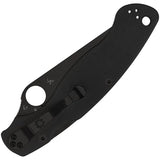 Spyderco Military 2 Compression Lock Knife - DLC Coated CPM S30V Blade, Black G10 Handle by Spyderco