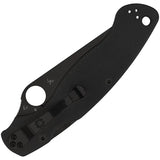 Spyderco Military 2 Compression Lock Knife - Black Serrated CPM S30V G10 Tactical EDC Ready by Spyderco