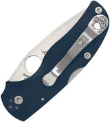 Spyderco Native 5 Lockback Blue CPM SPY27 - Lightweight EDC Knife With 3-Inch Satin Blade And G10 Handle by Spyderco