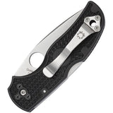 Spyderco Native 5 Lightweight Folding Knife CPM S30V Blade And Black FRN Handle For EDC by Spyderco