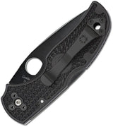 Spyderco Native 5 Lockback Knife - DLC Black S30V Partially Serrated With FRN Handle For Everyday Carry by Spyderco
