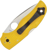 Spyderco Native 5 Salt Lockback Knife - MagnaCut Steel, Yellow FRN Handle, Built For EDC Enthusiasts by Spyderco