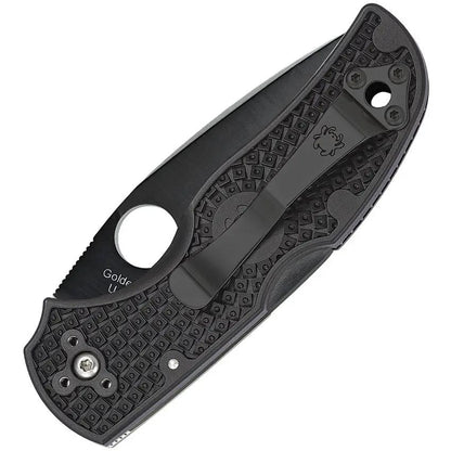 Spyderco Native 5 Lockback Serrated Folding Knife S30V Blade With Black FRN Handle For Everyday Carry by Spyderco