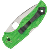 Spyderco Native 5 Salt Lockback Knife Green FRN Handle - Corrosion-Resistant LC200N Blade For Saltwater EDC by Spyderco