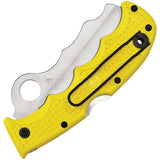 Spyderco Salt Assist Lockback Knife Corrosion Resistant Saltwater Folding Tool For Divers And Boaters by Spyderco