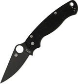 Spyderco Para Military 2 Comp Lock Knife With S45VN Steel Black G10 Handle EDC Tactical by Spyderco