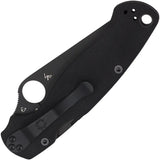 Spyderco Para Military 2 Comp Lock Knife - S45VN Steel With Black G10 Handle For EDC Reliability by Spyderco