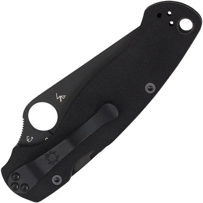 Spyderco Para Military 2 Comp Lock Knife - S45VN Steel With Black G10 Handle For EDC Reliability by Spyderco