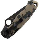 Spyderco Para Military 2 Comp Lock EDC Knife - S45VN Blade And Camouflage G10 Handle For Everyday Carry by Spyderco