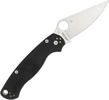 Spyderco Para Military 2 Black G10 Left C81GPLE2 by Spyderco