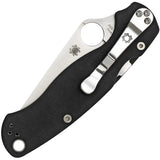 Spyderco Para Military 2 Left Hand Knife - S45VN Satin Blade With Black G10 Handle by Spyderco