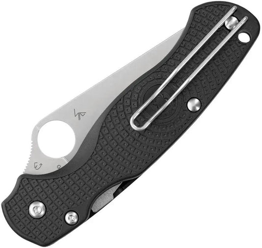 Spyderco Para Military 2 Compression Lock Knife CTS BD1 Satin Blade For EDC Enthusiasts by Spyderco