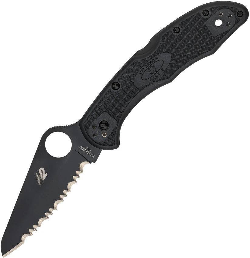Spyderco Salt 2 Lockback Serrated C88SBBK2 by Spyderco