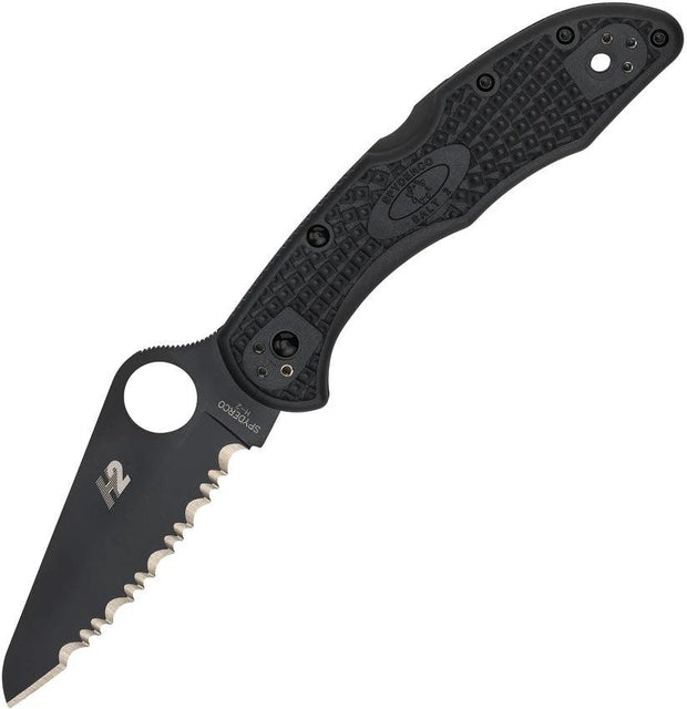 Spyderco Salt 2 Lockback Serrated C88SBBK2 by Spyderco