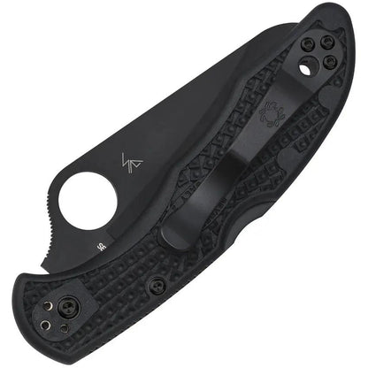 Spyderco Salt 2 Lockback Serrated Knife - Saltwater Ready With H1 Steel And FRN Handle by Spyderco