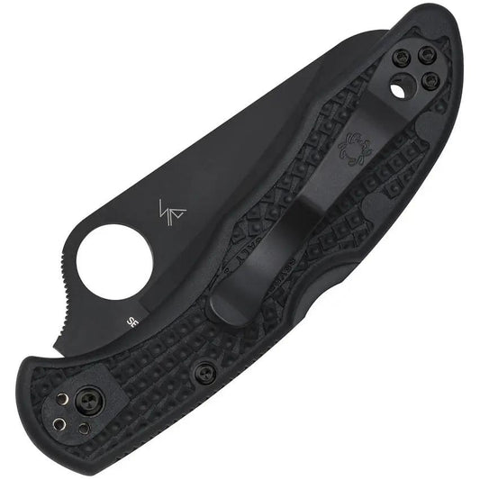 Spyderco Salt 2 Lockback Serrated Knife - Saltwater Ready With H1 Steel And FRN Handle by Spyderco