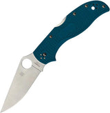 Spyderco Stretch 2 Lockback Blue EDC Knife With K390 Blade And FRN Handle For Daily Carry by Spyderco
