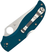 Spyderco Stretch 2 Lockback Blue EDC Knife K390 Blade With FRN Handle For Daily Carry by Spyderco
