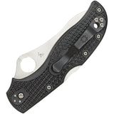 Spyderco Stretch 2 Lockback Knife - Compact EDC with 3.5 Inch Satin VG-10 Blade and FRN Handle by Spyderco
