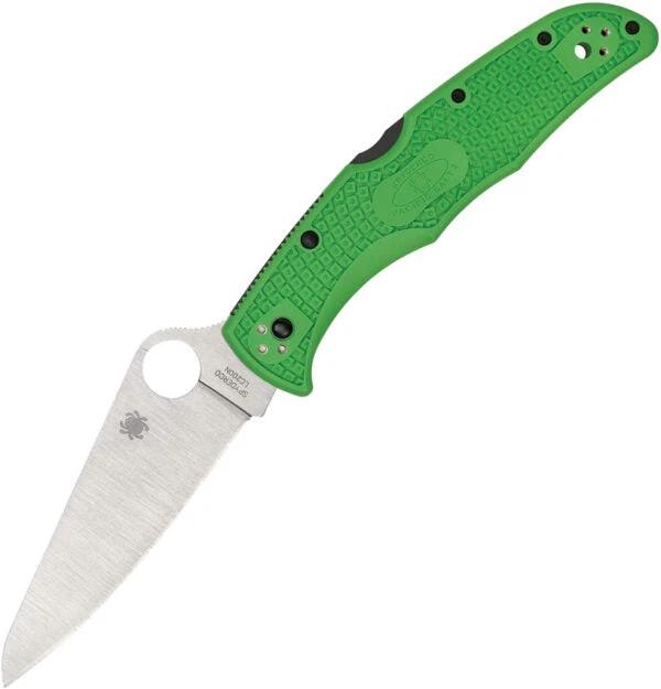 Spyderco Pacific Salt 2 Lockback Knife Green FRN Handle Saltwater Ready EDC For Outdoor Enthusiasts by Spyderco