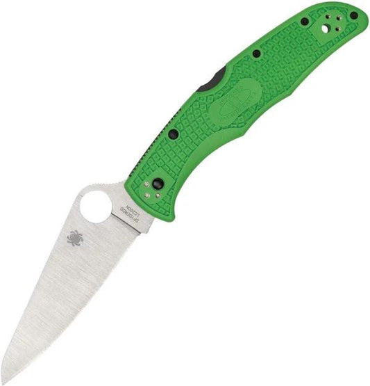 Spyderco Pacific Salt 2 Lockback Knife Green FRN Handle Saltwater Ready EDC For Outdoor Enthusiasts by Spyderco