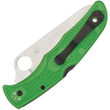 Spyderco Pacific Salt 2 Lockback Knife - Saltwater Ready EDC With LC200N Blade And Green FRN Handle by Spyderco