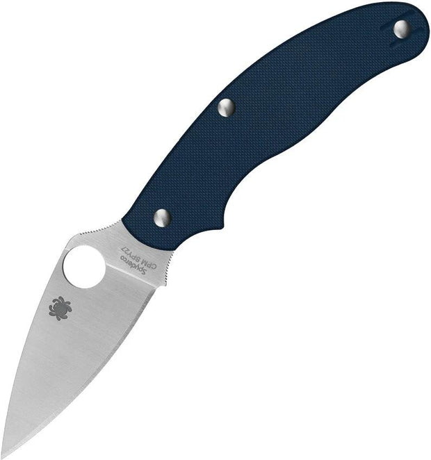 Spyderco UK Penknife Cobalt Blue G10 Handle CPM SPY27 Slip Joint Blade For Elite EDC Enthusiasts by Spyderco