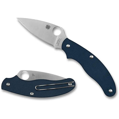 Spyderco UK Penknife Cobalt Blue G10 CPM SPY27 Slip Joint - Everyday Carry EDC Knife by Spyderco
