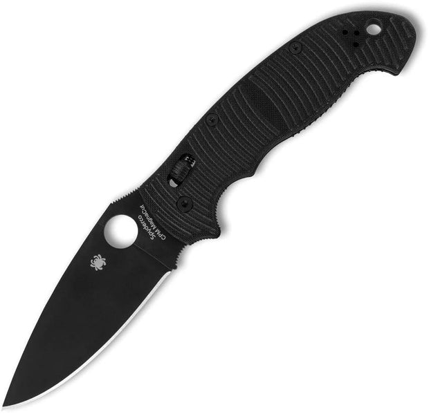 Spyderco Manix 2 XL Salt Magnacut Knife Corrosion Resistant Black Handle For Saltwater EDC Enthusiasts by Spyderco