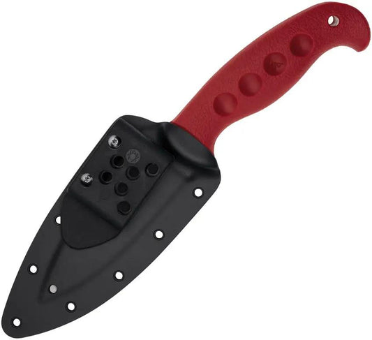 Spyderco Temperance Trainer FB05TRD - Blunt Tip Training Knife With Red FRN Handle For Safe Practice by Spyderco