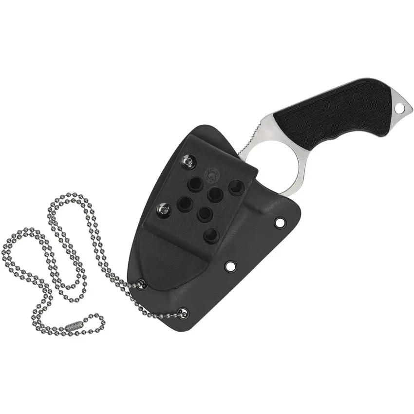 Spyderco Swick 5 Fixed Blade Serrated Knife - Rugged Outdoor EDC Survival Tool For Tough Fibrous Cutting by Spyderco