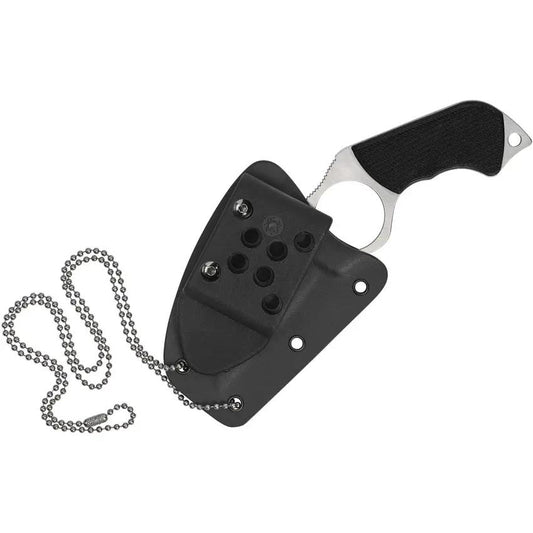 Spyderco Swick 5 Fixed Blade Serrated Knife - Rugged Outdoor EDC Survival Tool For Tough Fibrous Cutting by Spyderco