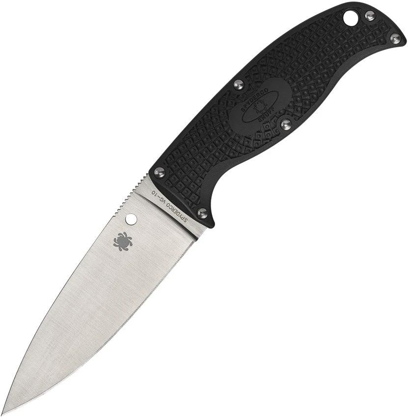 Spyderco Enuff 2 Fixed Blade Knife With Full Tang VG10 Satin Blade And G Clip Attachment EDC Outdoor by Spyderco