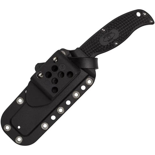 Spyderco Enuff 2 Fixed Blade Knife - Full Tang VG10 Satin Blade For EDC Outdoor With G Clip Attachment by Spyderco