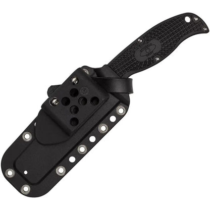 Spyderco Enuff 2 Fixed Blade Knife - Full Tang VG10 Satin Blade For EDC Outdoor With G Clip Attachment by Spyderco