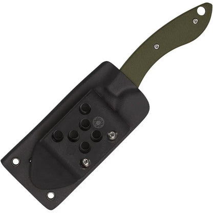 Spyderco Stok Bowie OD G10 Fixed Blade Knife For Outdoor Tasks And Everyday Carry Durable 3 Inch Satin 8Cr13MoV by Spyderco