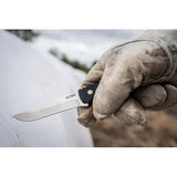 Schrade Old Timer Fixed Blade Knife - Full Tang Satin Blade For Outdoorsmen Durable Camp And Field Utility by Schrade
