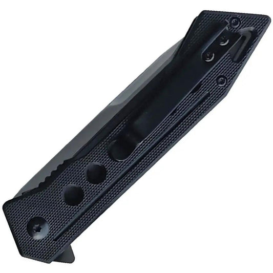 Schrade Linerlock Folding Knife 1100044 - Compact EDC Tool With 3in Titanium-Coated Tanto Blade by Schrade